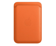 Apple Portfel APPLE do iPhone Leather Wallet with MagSafe - Orange - 1464162 - zdjęcie 1